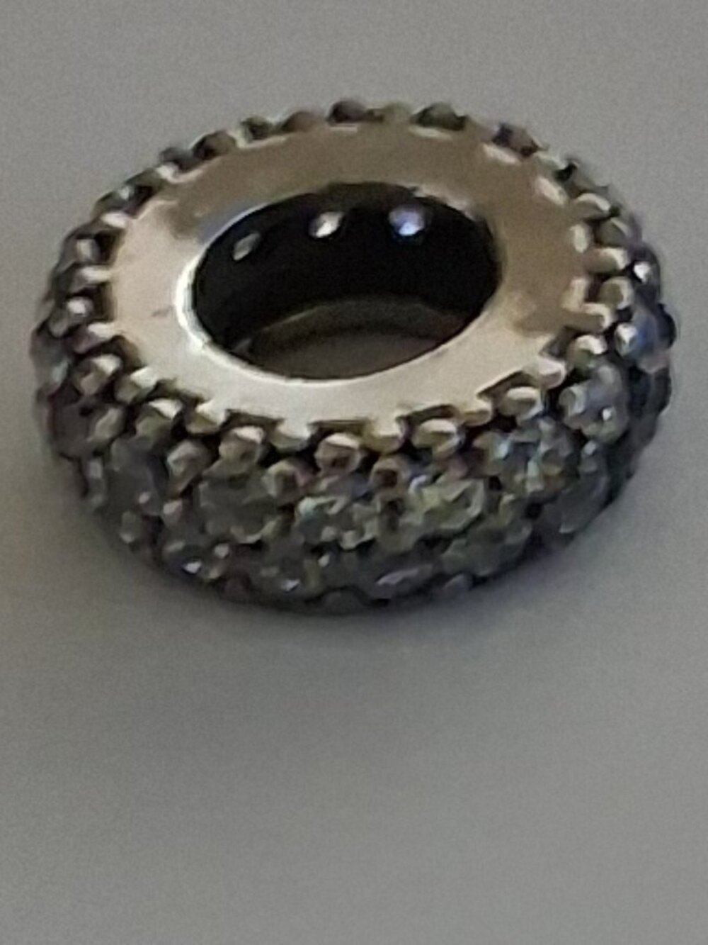 Pandora 791359CZ Clear Sparkle Spacer Charm – Sterling Silver
